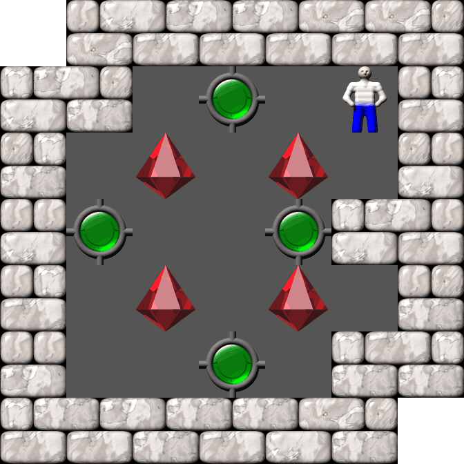 Sokoban Thinking Rabbit Arranged level 5